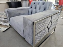 Occasional Chair Velvet Grey