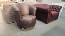 New leather air Tub Chair