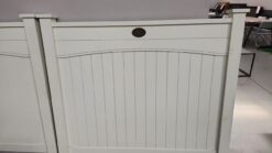 Plantation 1900 white single headboards