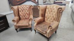 Whetherlys full genuine leather wingbacks