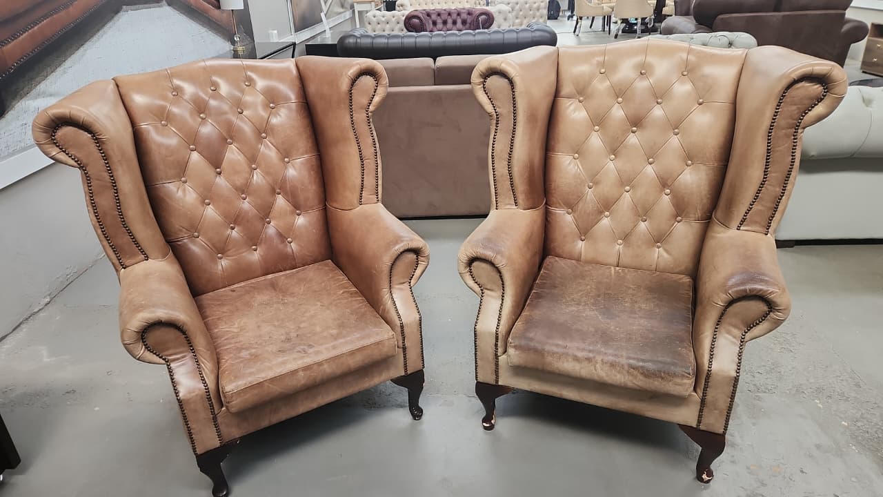 Whetherlys full genuine leather wingbacks - Image 2