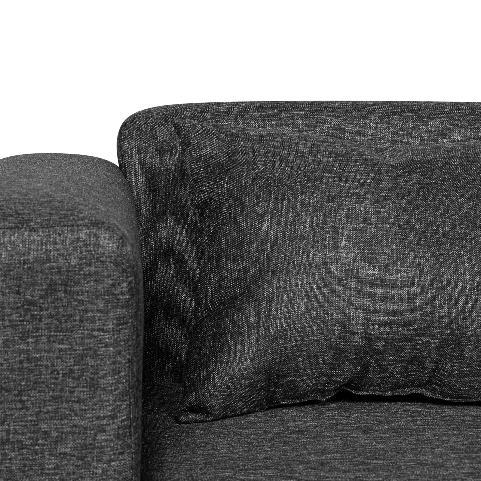 New Moscow Dark Grey 3 Piece Fabric Lounge suite - Image 5