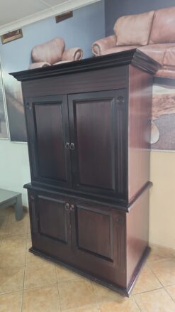 Large Wetherlys dark brown cabinet